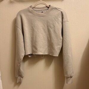 Skims Cropped Sweatshirt